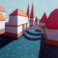 Architecture - Laguna - Oil On Canvas